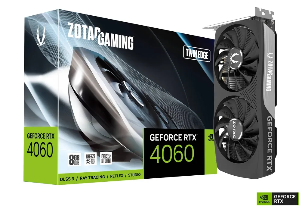 GPU RTX 4060 8GB ZOTAC GAMING TWIN EDGE
